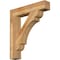 Ekena Millwork Olympic Block Rough Sawn Bracket, Western Red Cedar, 6"W x 34"D x 38"H BKT06X34X38OLY05RWR - alternate 1